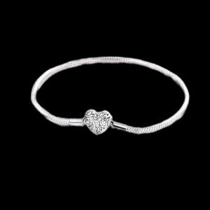S925 Sterling Silver Love Vine Snake Bracelet - Size 7.5” - NWT